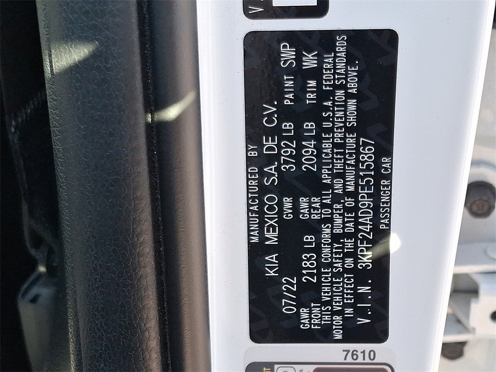 2023 Kia Forte LXS FWD