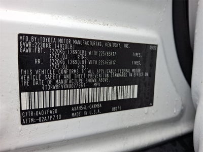 2022 Toyota RAV4 Hybrid XLE AWD