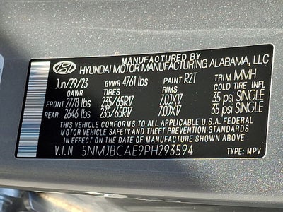 2023 Hyundai TUCSON SEL AWD