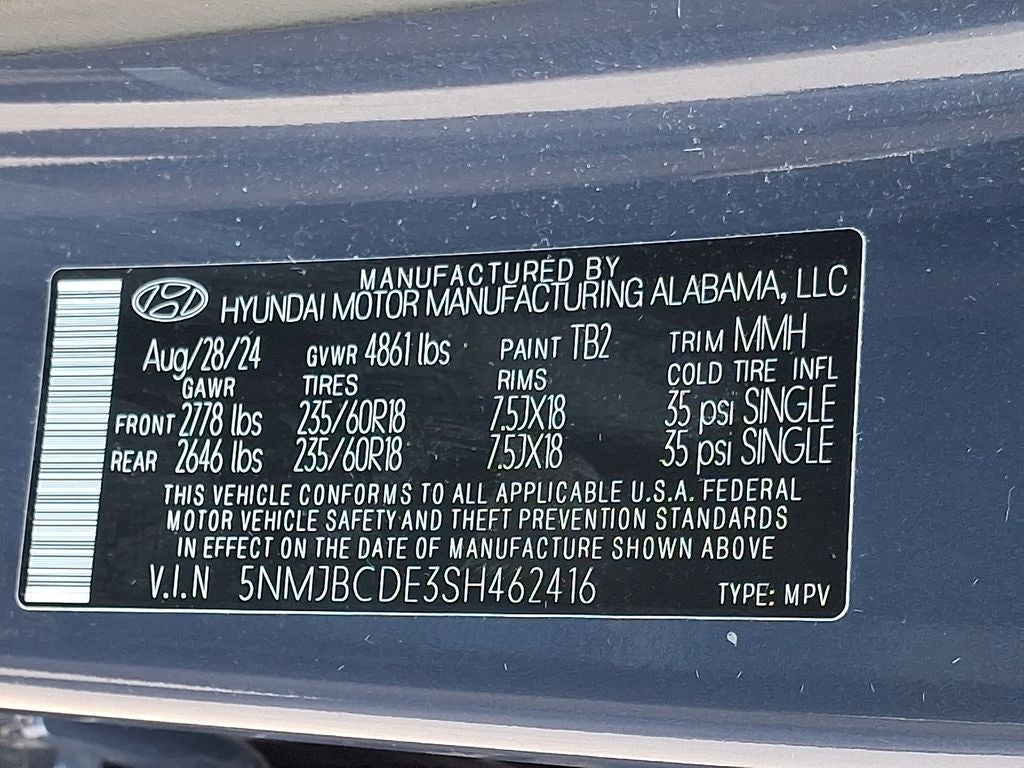 2025 Hyundai TUCSON SEL AWD