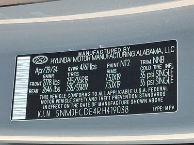 2024 Hyundai TUCSON SEL AWD