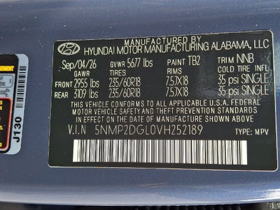2027 Hyundai SANTA FE SEL
