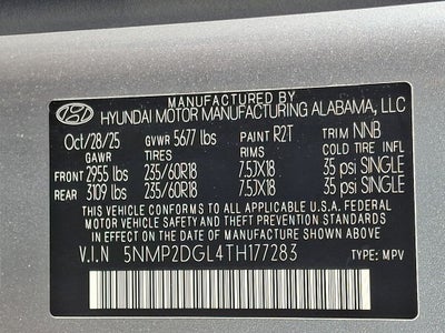 2026 Hyundai SANTA FE SEL AWD