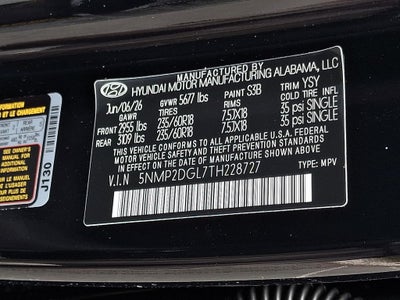 2026 Hyundai SANTA FE SEL