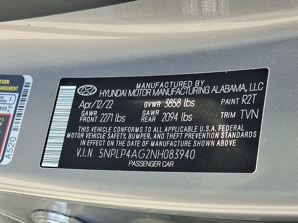 2022 Hyundai ELANTRA Limited FWD