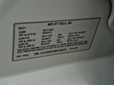 2021 Tesla Model Y Long Range AWD