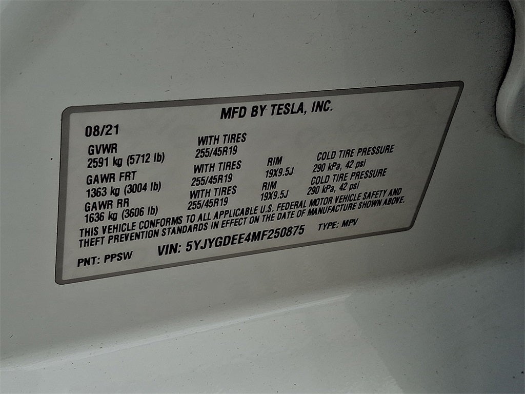 2021 Tesla Model Y Long Range AWD