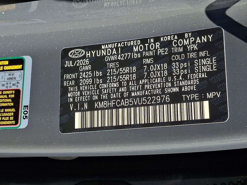 2027 Hyundai KONA SEL Sport