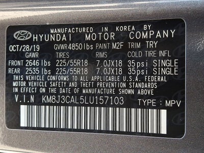 2020 Hyundai TUCSON SEL AWD