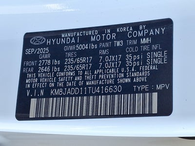 2026 Hyundai TUCSON HYBRID Blue SE