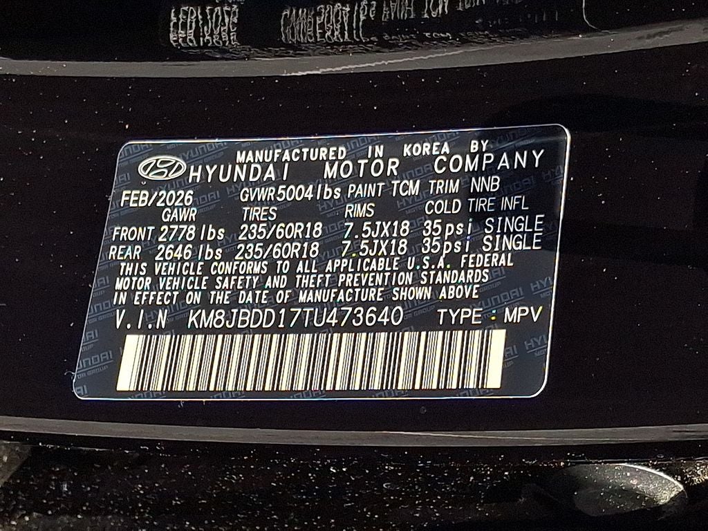 2026 Hyundai TUCSON HYBRID SEL