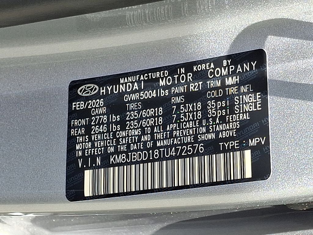 2026 Hyundai TUCSON HYBRID SEL
