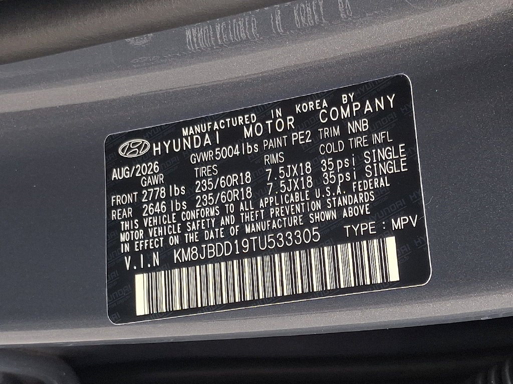 2026 Hyundai TUCSON HYBRID SEL