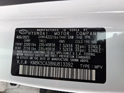 2022 Hyundai KONA Limited AWD