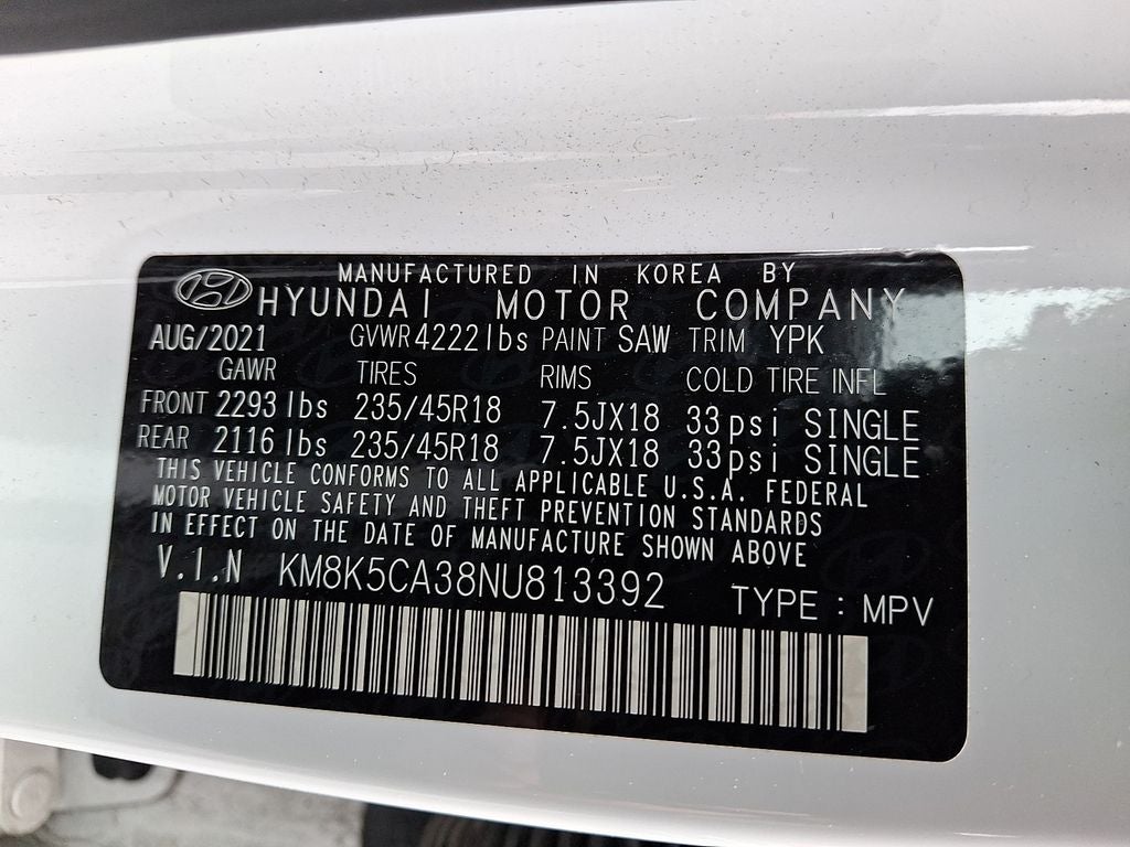 2022 Hyundai KONA Limited AWD