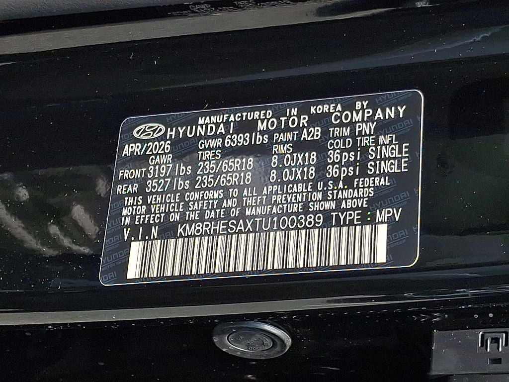 2026 Hyundai PALISADE HYBRID SEL Premium 7 Passenger