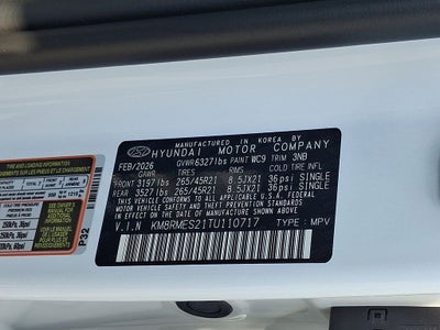 2026 Hyundai PALISADE Calligraphy