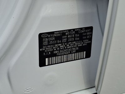 2026 Hyundai SONATA SEL Sport
