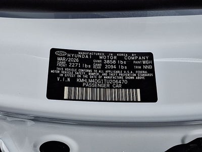 2026 Hyundai ELANTRA SEL Sport
