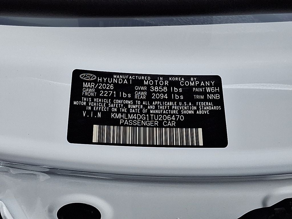 2026 Hyundai ELANTRA SEL Sport