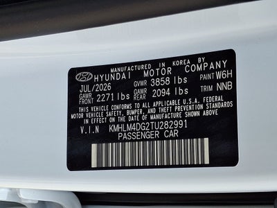 2026 Hyundai ELANTRA SEL Sport