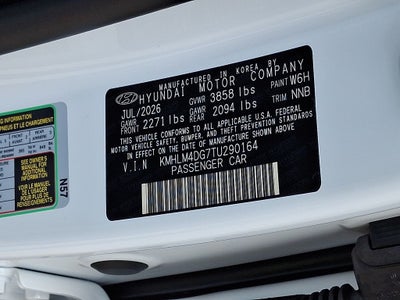 2026 Hyundai ELANTRA SEL Sport