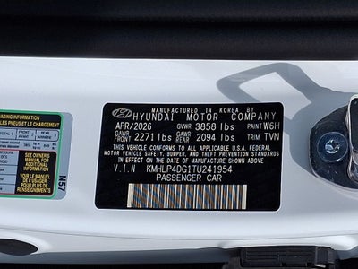2026 Hyundai ELANTRA Limited