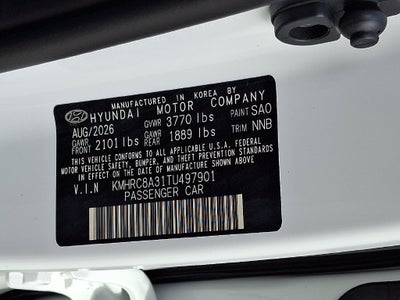 2026 Hyundai VENUE SEL