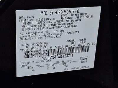2021 Ford EcoSport SE FWD