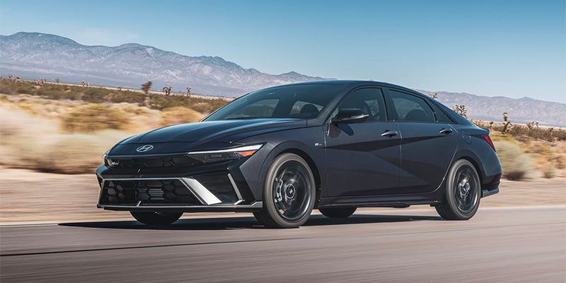 2025 Hyundai Elantra driving