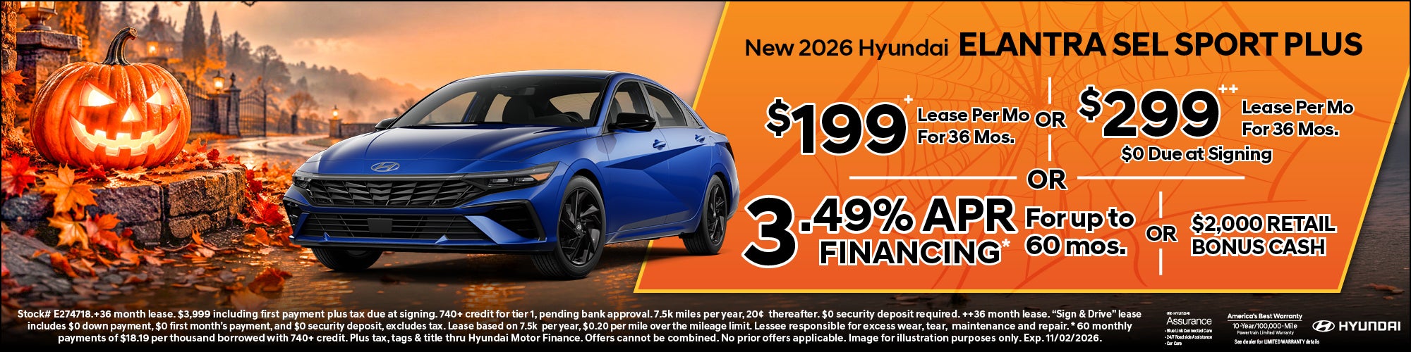 New 2026 Hyundai Elantra SEL Sport Plus