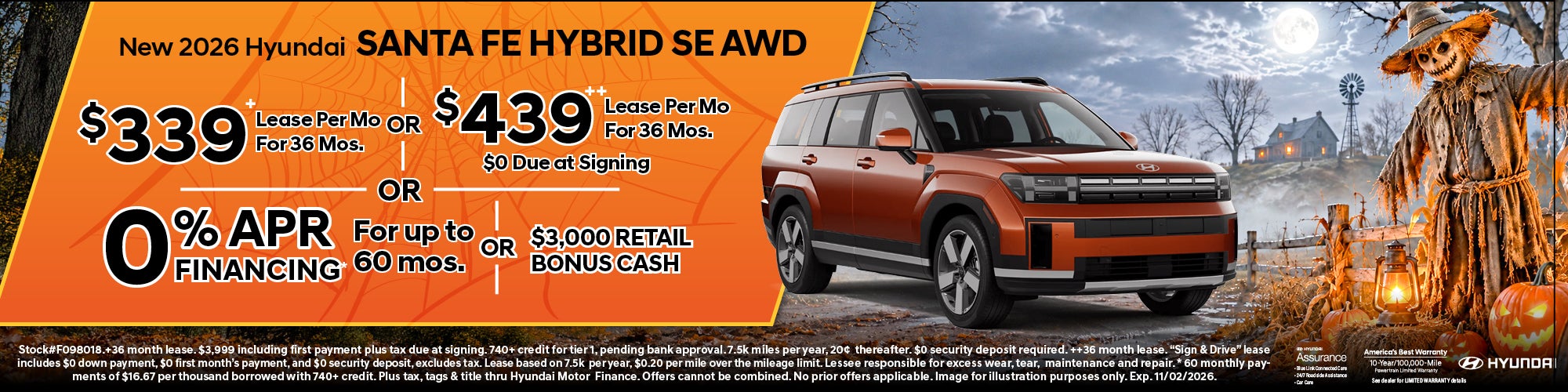 New 2026 Hyundai Santa FE Hybrid SE AWD