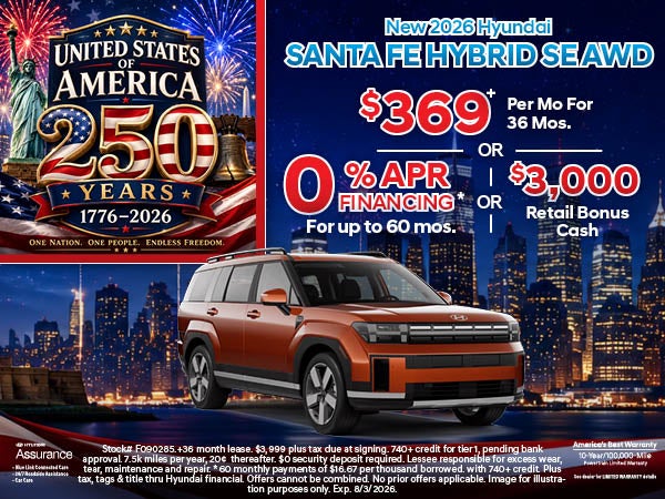 2026 Hyundai Santa Fe Hybrid