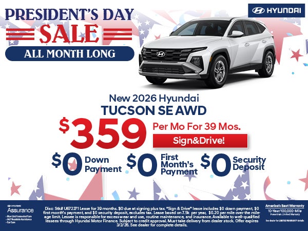 2026 Hyundai Tucson SE AWD