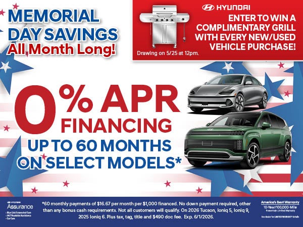 0% APR For Up To 60 Months