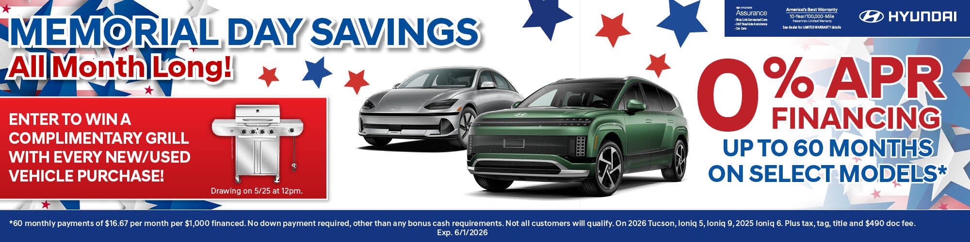 0% APR For Up To 60 Months