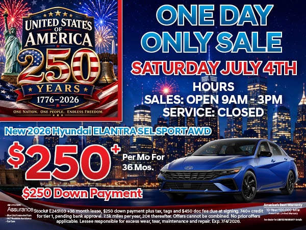 ONE DAY ONLY SALE