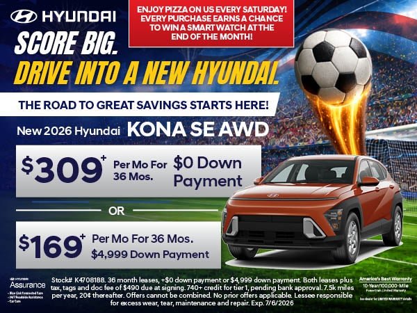 New 2026 Hyundai Kona SE AWD