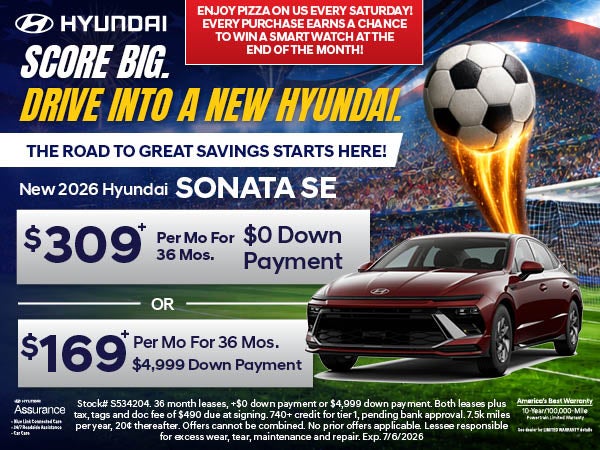 New 2026 Hyundai Sonata SE