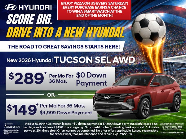 New 2026 Hyundai Tucson SEL AWD