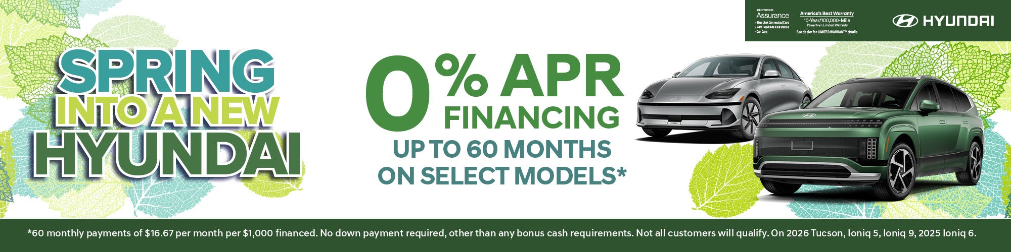 0% Financing Up to 60 Months On Select Models
