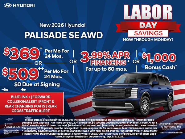 2026 Palisade SE AWD