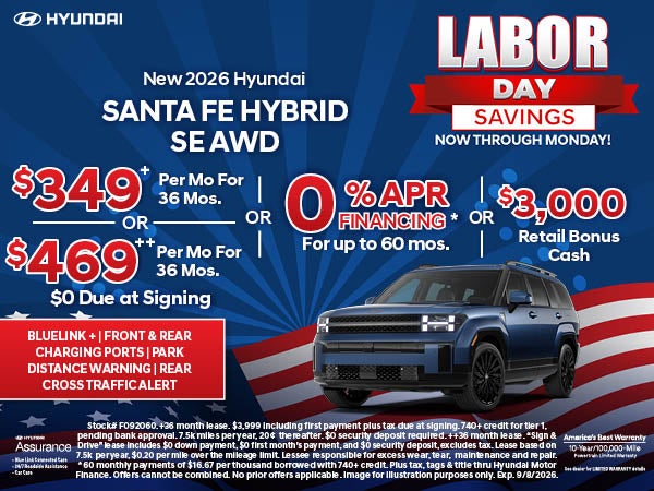 2026 Santa FE Hybrid SE AWD