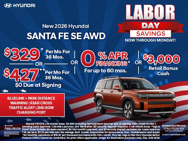 2026 Santa FE SE AWD