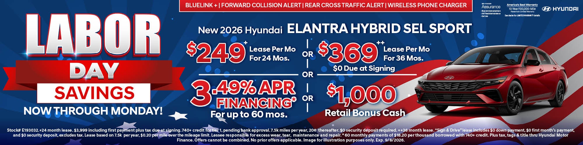 2026 Elantra Hybrid SEL Sport