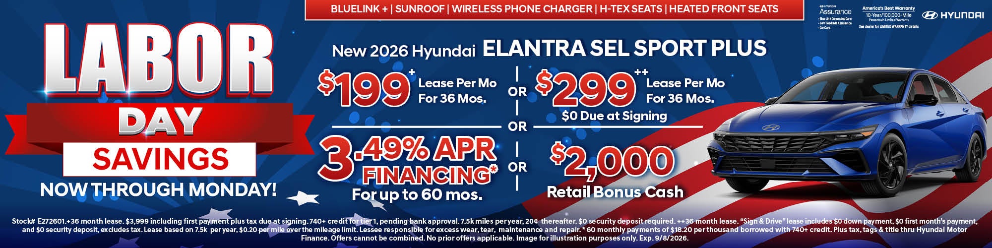 2026 Elantra SEL Sport Plus