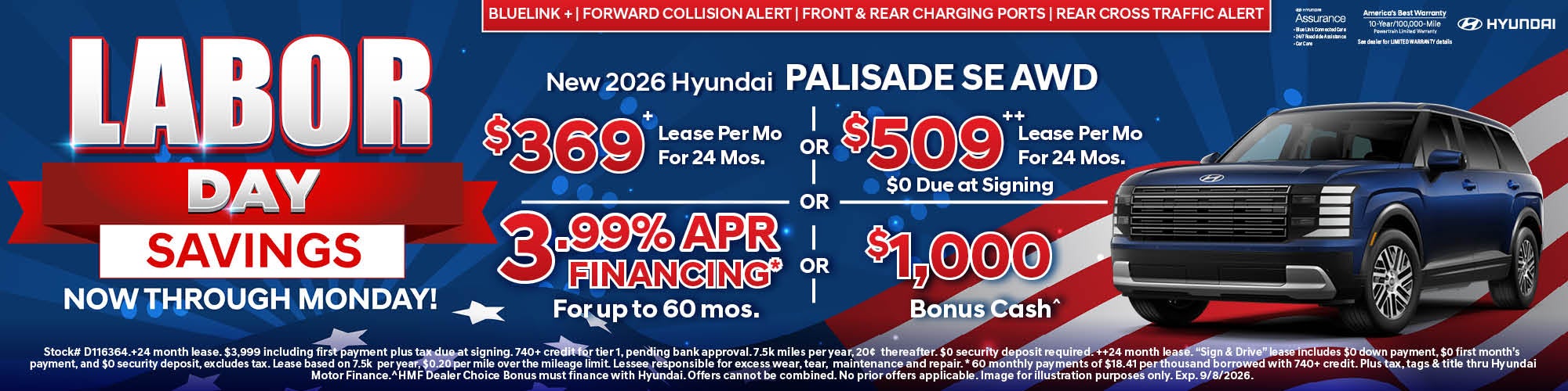 2026 Palisade SE AWD