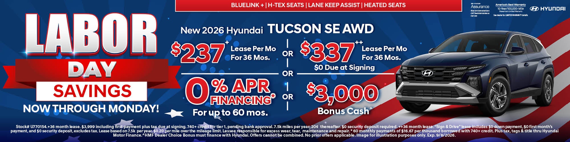 2026 Tucson SE AWD